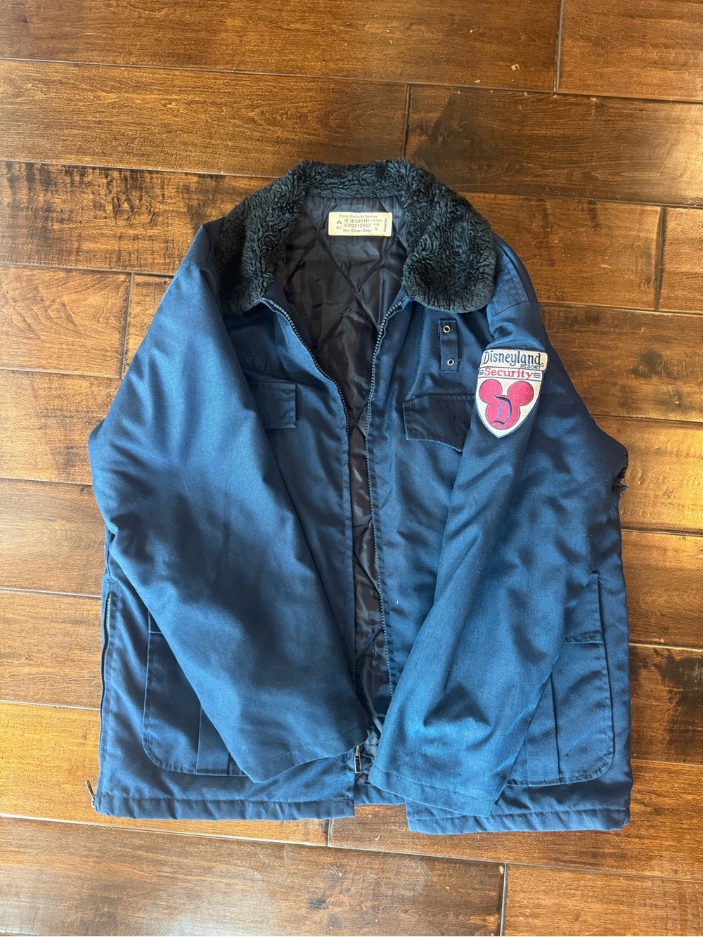 Disney Cast member Security Field Jacket with Faux Fur Collar